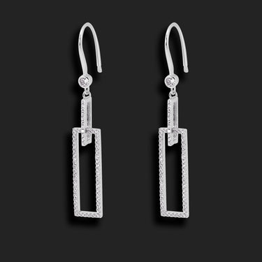 Reiki Silver Earrings